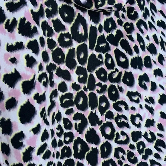 TOPSHOP Leopard Print Sleeveless Tunic Dress Size 4 - Picture 13 of 13